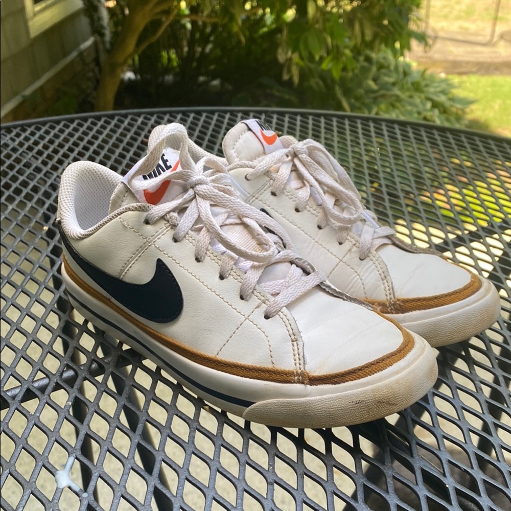 Nike Court White and Black Sneakers